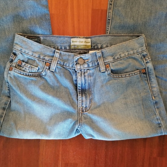 VINTAGE Old Navy Boot Cut Low Rise Jean's Size 4 - Picture 3 of 7
